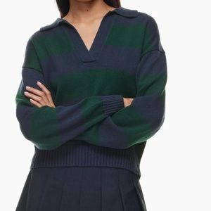 NWT Aritzia color scarab admiral Lottie Sweater